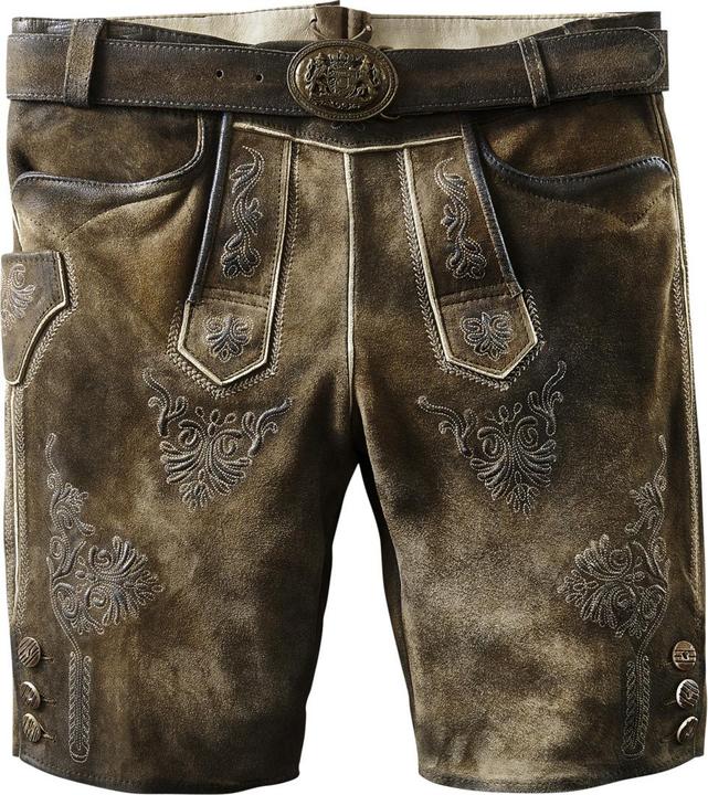 Produktbild Maddox Lederhose Ammersee Ziller Antik, kurz, braun (48)