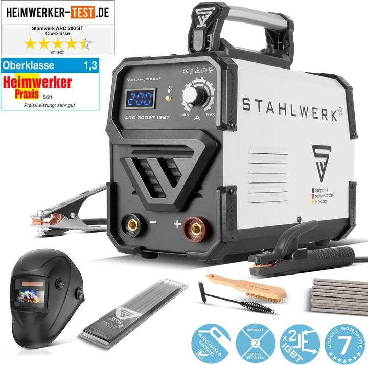 Actual product image Stahlwerk Welding machine ARC 200 ST IGBT fully equipped