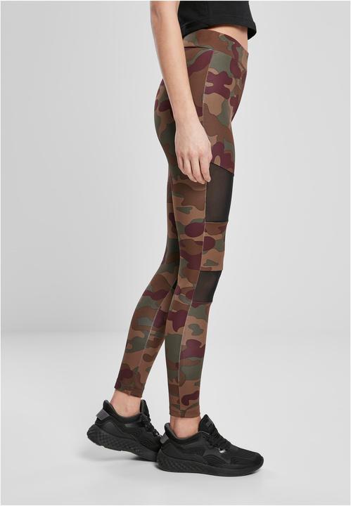 Actual product image Urban Classics Ladies Camo Tech Mesh Leggings (XS)