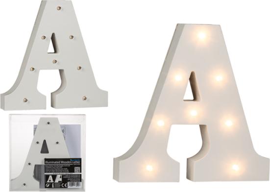 Wooden letters + Fabric letters