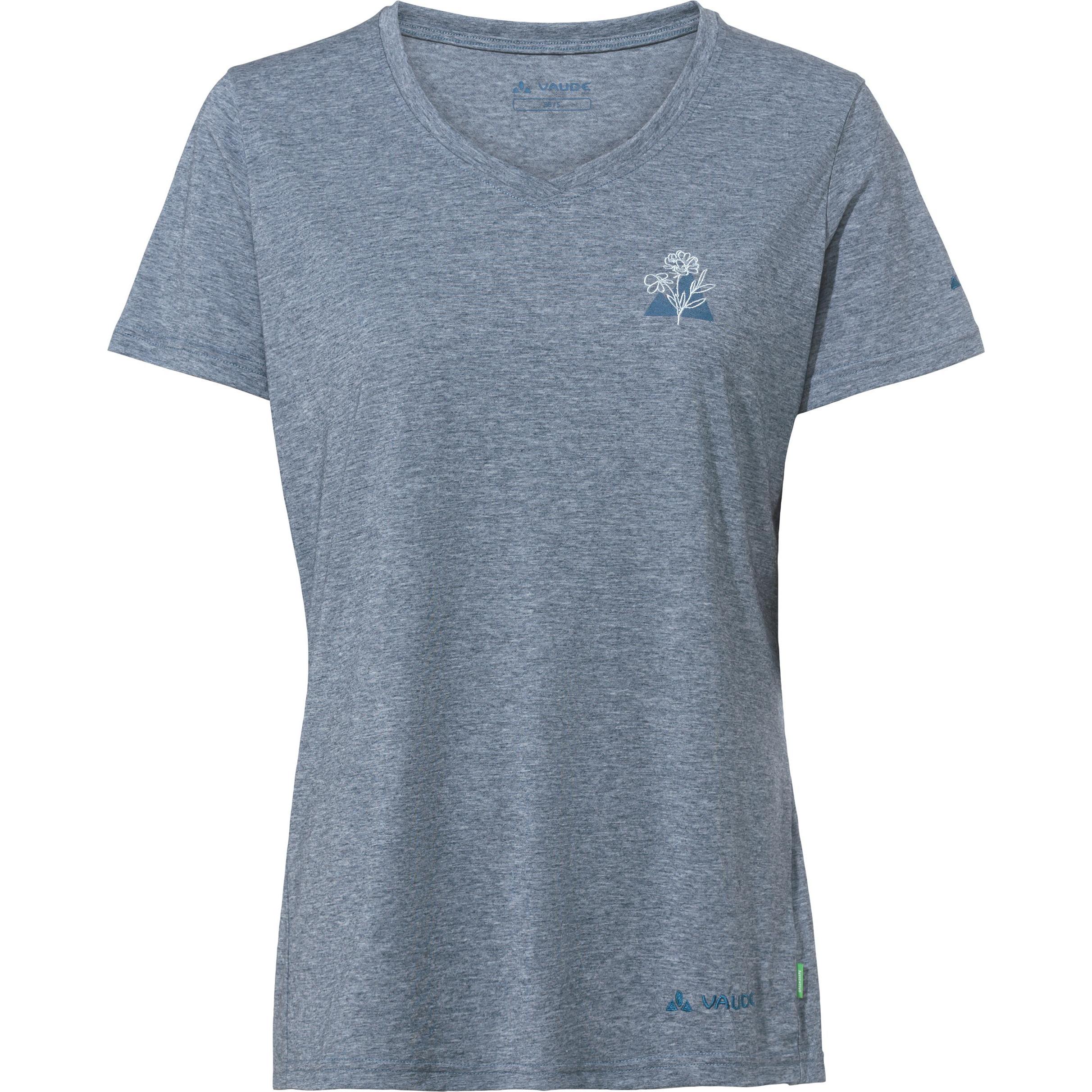 Vaude, Damen, Funktionsshirt, Women's Skomer Print T-Shirt III (44), Blau, 44