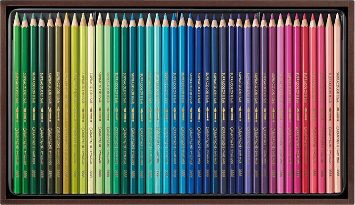Produktbild Caran d'Ache Supracolor Aquarelle Holzkoffer (80x)