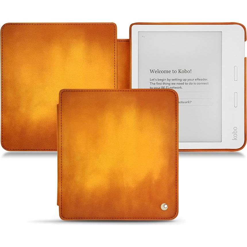 Noreve Lederschutzhülle horizontal (Libra H2O), Tablet Hülle, Orange