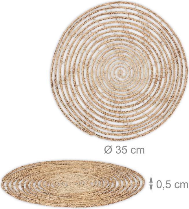 Actual product image Relaxdays 4x place mat (4 pcs.)