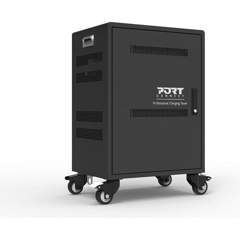 Thumbnail - Port Designs Charging Cabinet 20 Units+ 1Notebook, Notebookwagen, Schwarz