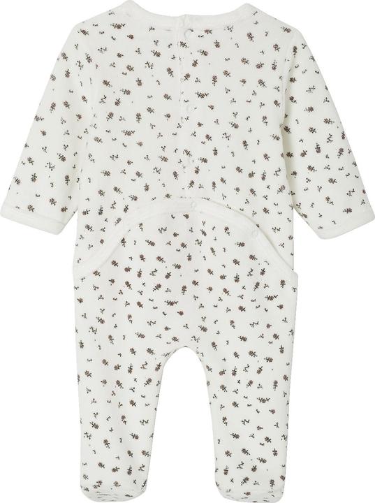 Produktbild Vertbaudet 2er-Pack Baby Samt-Strampler mit Recycling-Polyester, Blumen und Kragen (74)
