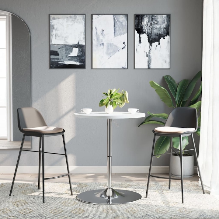 Produktbild VidaXL Bartisch 60 x 60 x 90 cm Verchromter