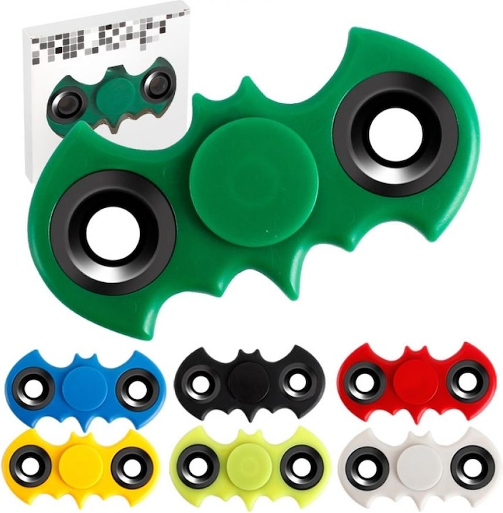 Actual product image FidgetSpinner Bat Bat 2-Wing Duo Hand Spinner