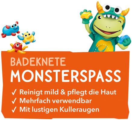 Actual product image Tetesept Children Monster Bathing Clay (333 ml, Bubble bath)