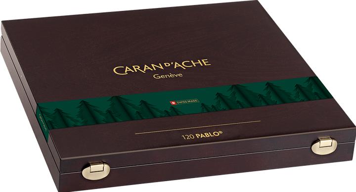 Produktbild Caran d'Ache Pablo Holzkoffer (Mehrfarbig, 120 x)