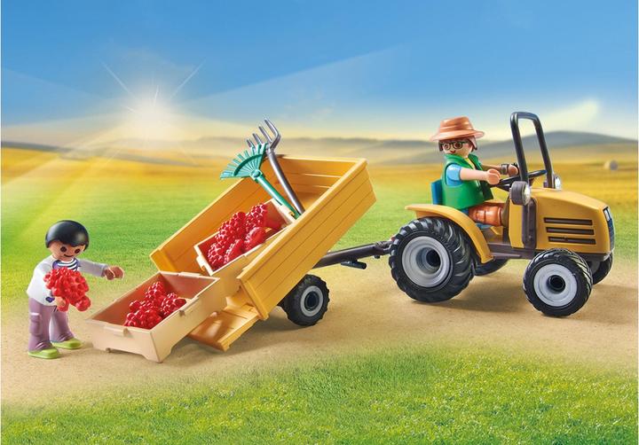 Produktbild Playmobil 71442 Traktor mit Anhänger und Wassertank (71442, Playmobil Country)