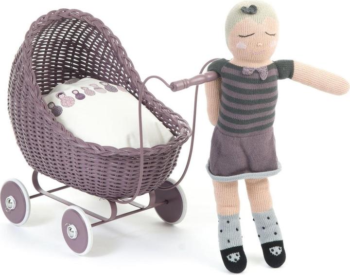 Actual product image Smallstuff Woven Doll's Pram