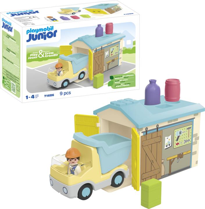 Produktbild Playmobil LKW mit Sortiergarage