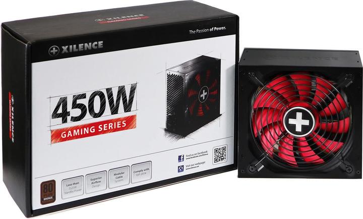 Actual product image Xilence XP450R10 Gaming Series 450W (450 W)
