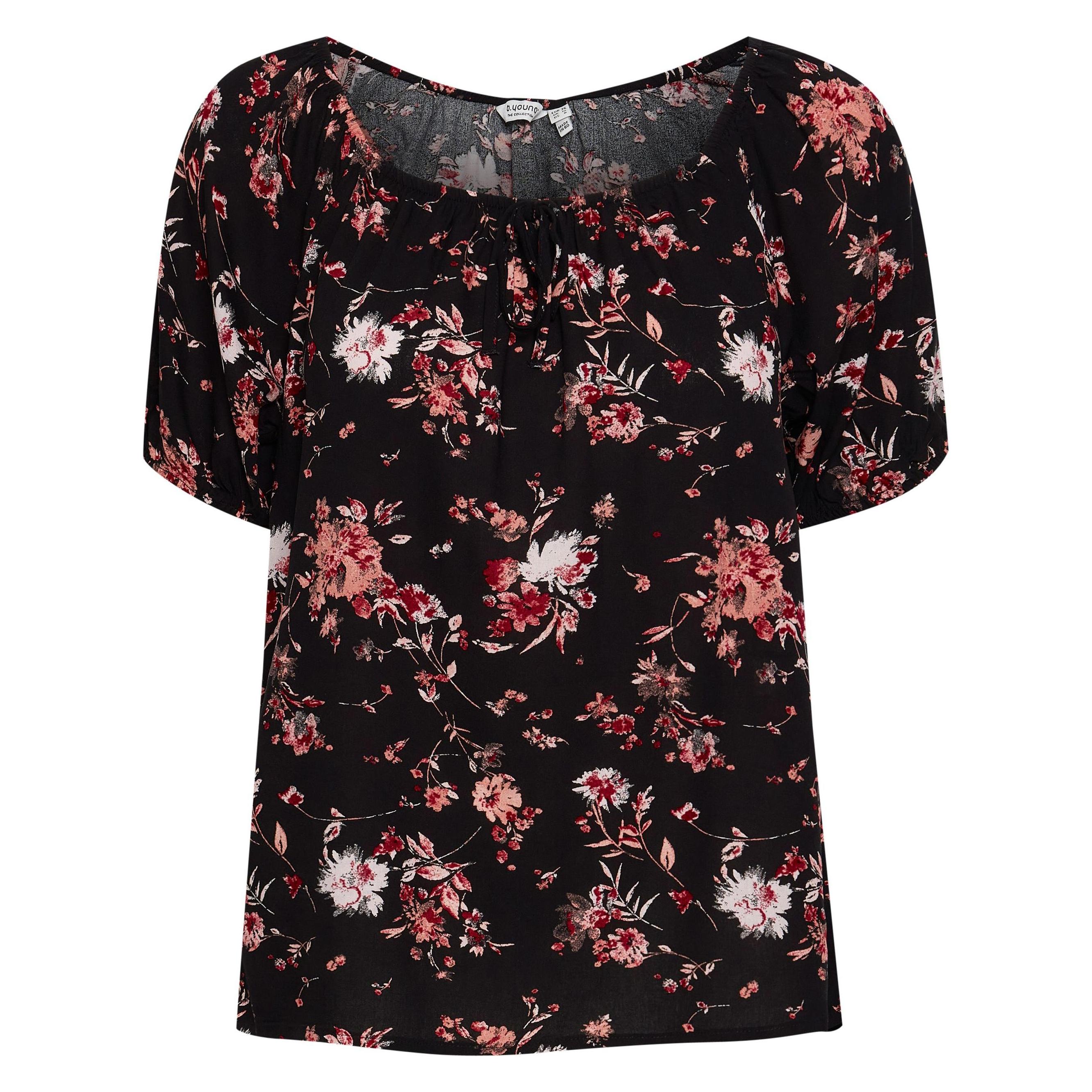B.young, Damen, Blusen, Bymmjoella Ss Blouse 2 20811223, Mehrfarbig, (34)