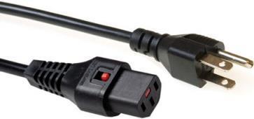 Produktbild Iec Lock 230V connection cable USA male - C13 lockable 2.00 m (2 m)