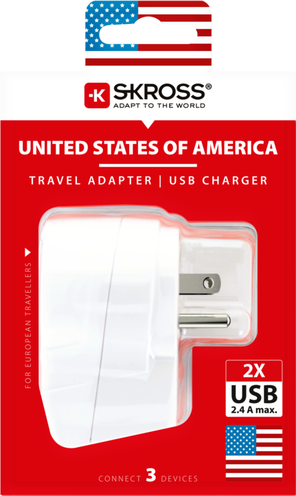 Produktbild Skross Reiseadapter EU - USA
