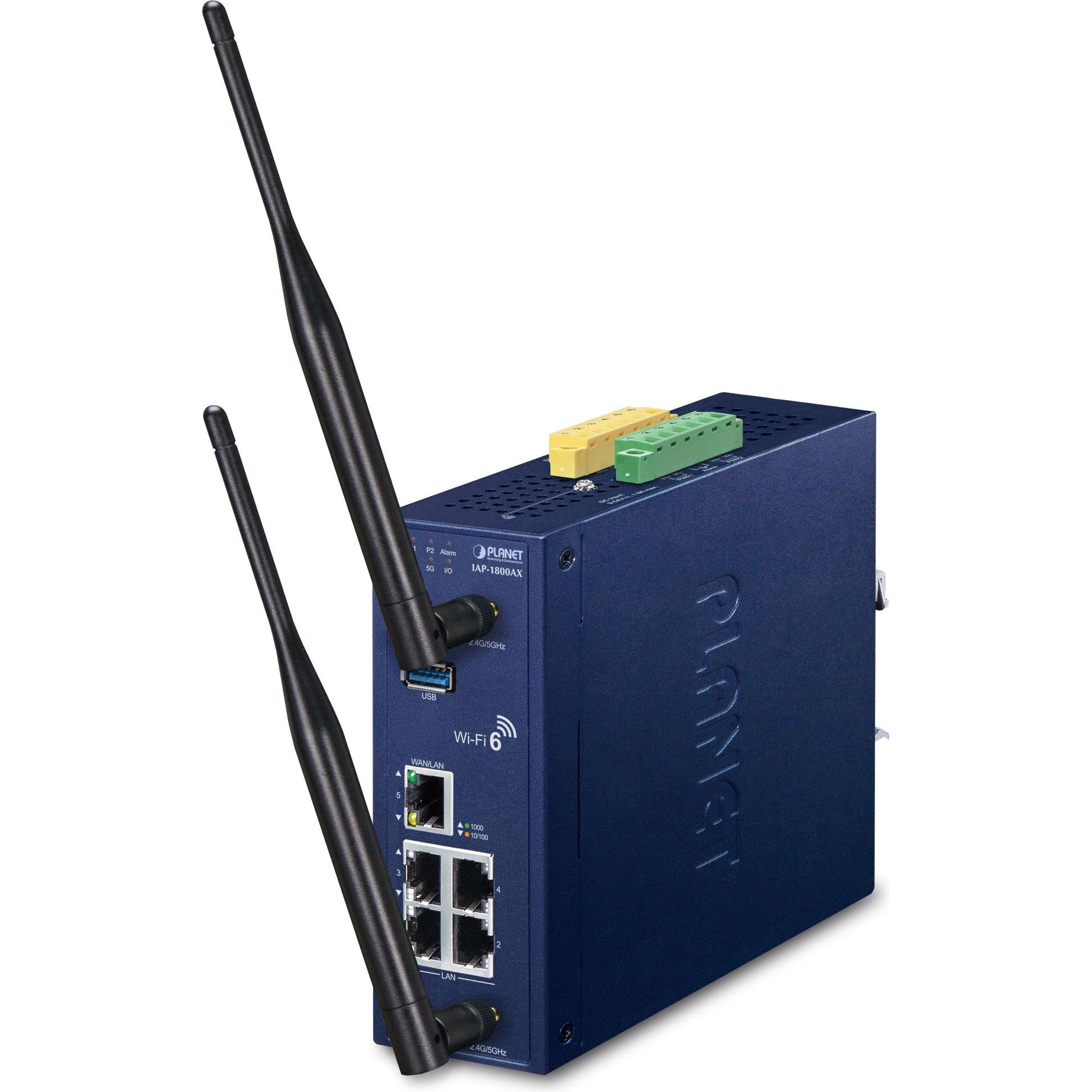 Planet Industrial Dual Band 802.11ax Wireless AP (1200 Mbit/s), Access Point