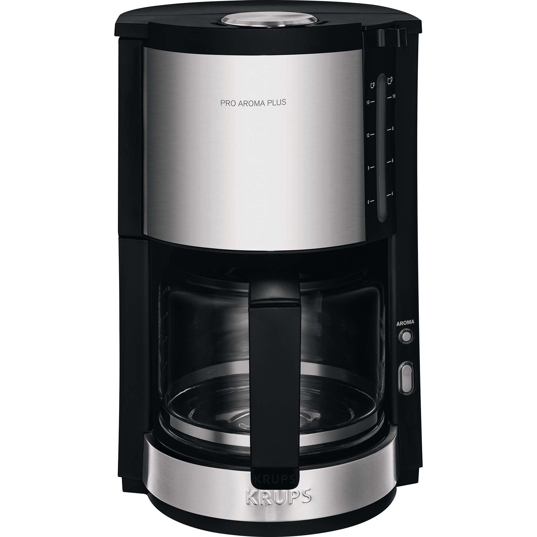 Thumbnail - Krups KM 321 ProAroma Plus, Filterkaffeemaschine, Schwarz, Silber