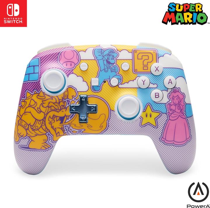 Actual product image PowerA Switch Controller Enhanced wireless Pop Art (Switch, Switch Lite, Switch OLED)