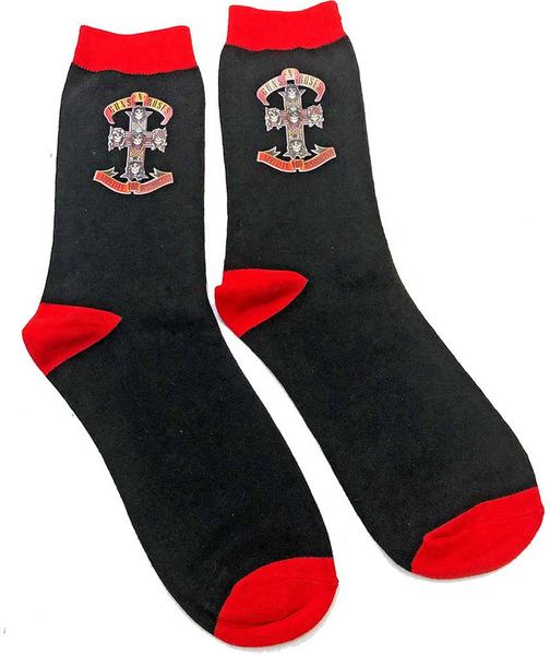 Actual product image Rock Off Guns N' Roses Unisex Ankle Socks: Appetite Cross (40 - 46)