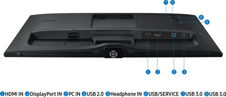 Actual product image Samsung S24A600 (2560 x 1440 pixels, 24")