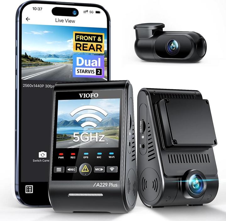 Viofo A229 Plus (Display integrato, Ricevitore GPS, 2K)
