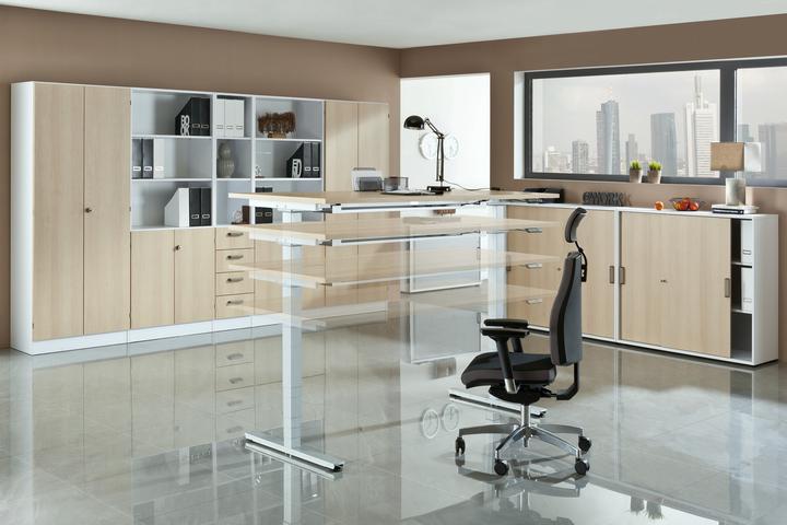 Produktbild Bümö Schreibtisch elektrisch XDSM (200 x 120 x 72 cm)