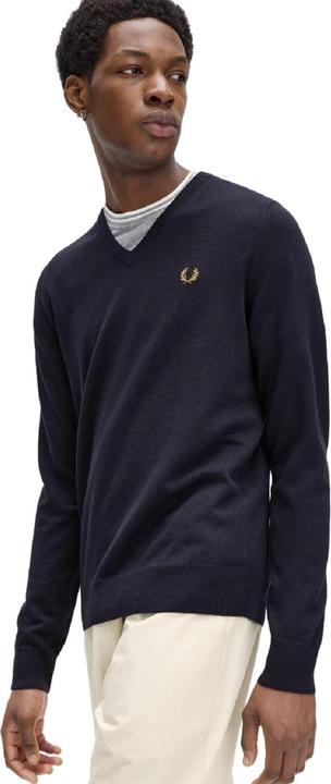 Produktbild Fred Perry Classic V Neck Jumper Navy (L)