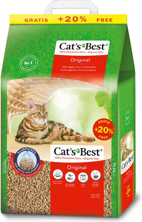 Productafbeelding Cat's Best ORIGINAL 10+2L / 5,2KG kassiliiv (Bindmiddel)