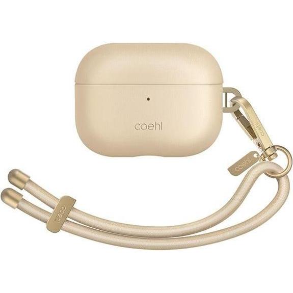 Uniq etui Coehl Haven AirPods Pro 2 (2022/2023) kremowy/cream (Kopfhörer Tasche), Kopfhörertasche + Schutzhülle, Beige