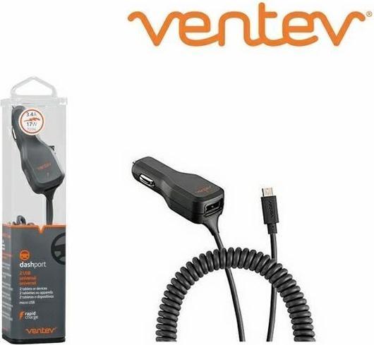 Produktbild Ventev Ład. samochodowa microUSB 3.4A r2340c 29430
