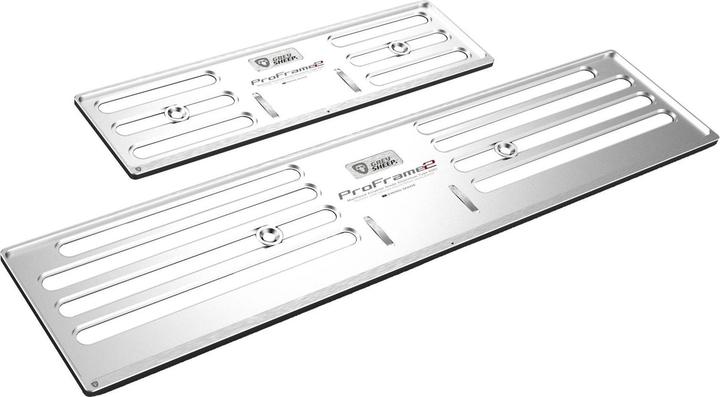 Actual product image Grey Sheep Kennzeichenhalterset ProFrame 2, KFZ-lang, Shadow Grey (Long format)
