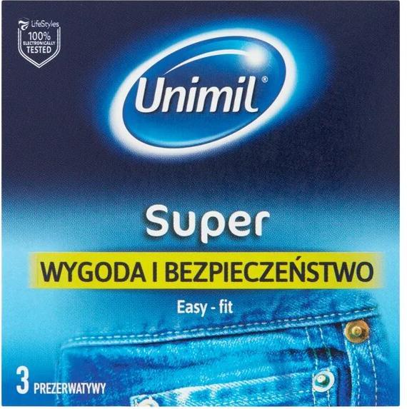 Produktbild Unimil Super Latex Condoms 3Pcs (3 Stk.)