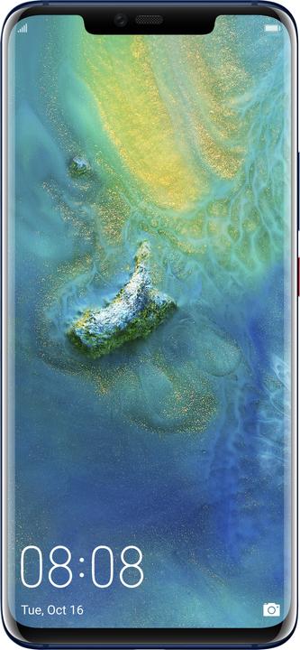 Actual product image Huawei Mate 20 Pro (128 GB, Midnight Blue, 6.39", Hybrid Dual SIM, 40 Mpx, 4G)