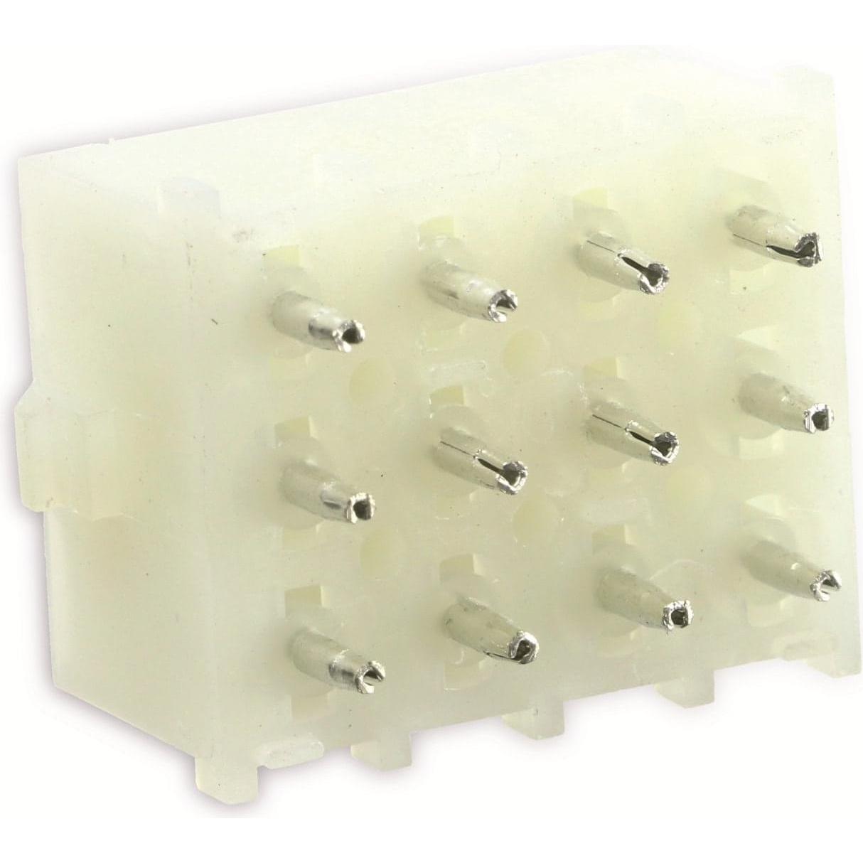 Thumbnail - Markenlos Leiterplatten-Stecker SUPU Serie B (B13633410), 3x4-polig, Elektronikkabel + Stecker