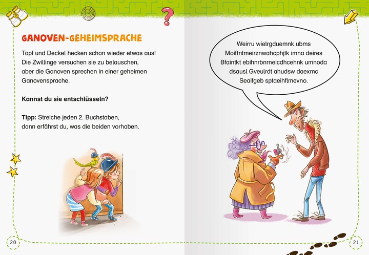 Actual product image Ravensburger Die Jagd nach dem magischen Detektivkoffer: Das Rätselbuch für Spürnasen (German, Melinda Ronto, Matthia Tiemeyer, Patrick Fix, Cally Stronk, 2024)