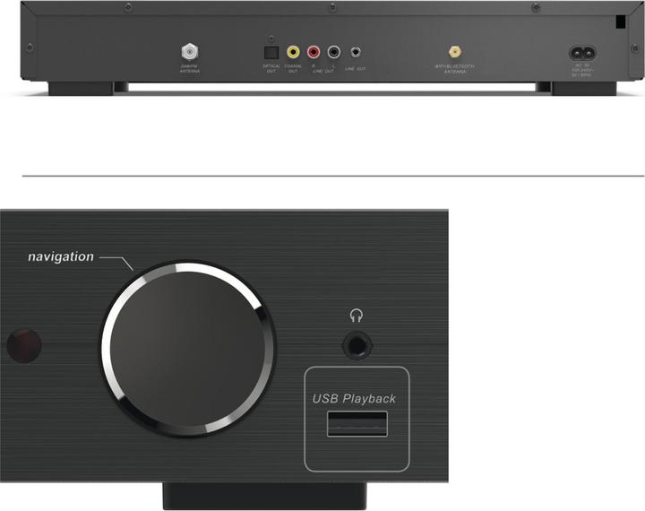 Actual product image Hama digital radio DIT2006BT Hi-Fi tuner, DAB+/Internet radio/Bluetoo (Web radio, DAB+, Bluetooth)
