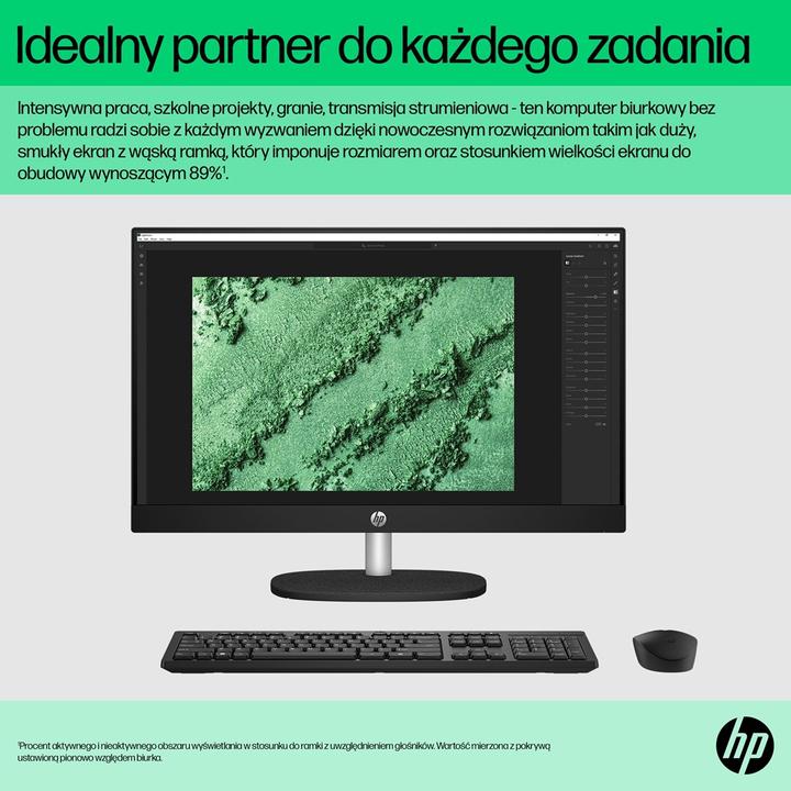 Produktbild HP AIO 24-cr0011nw i5-1335U 23.8 FHD AG IPS 16GB DDR4 3200 SSD512 Intel Iris Xe Graphics Win11 2Y Sh (512 GB, 16.38 GB, Intel Core i5-1335U, Intel Iris Graphics)