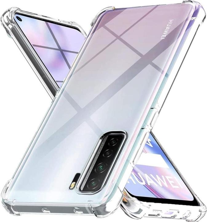 Actual product image Screenguard Huawei P40 Lite 5G Case Crystal Soft Airbag Bumper (Huawei P40 Lite 5G)