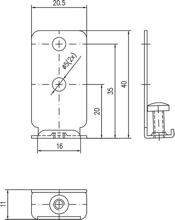 Immagine prodotto Schüco Staffa di montaggio