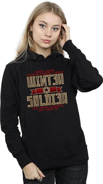 Image du produit - Sweat à capuche WINTER SOLDIER TRIGGER BADGE - Femme (S)