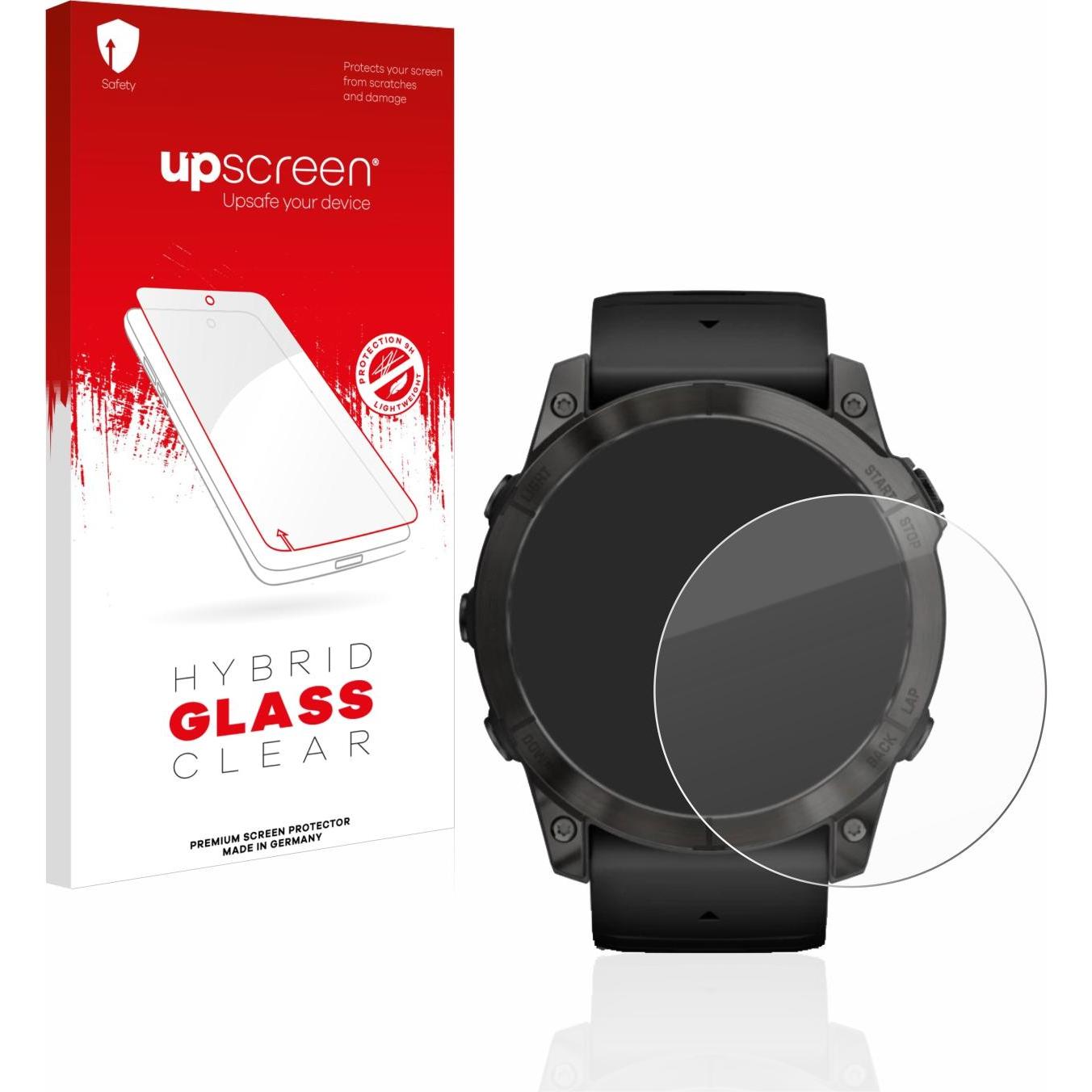 upscreen Scratch Shield Panzerglasfolie, Smartwatch Schutzfolie, Transparent
