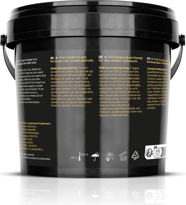 Productafbeelding Buttr Secchio di Crema per Fisting - 1000 ml (1000 ml)