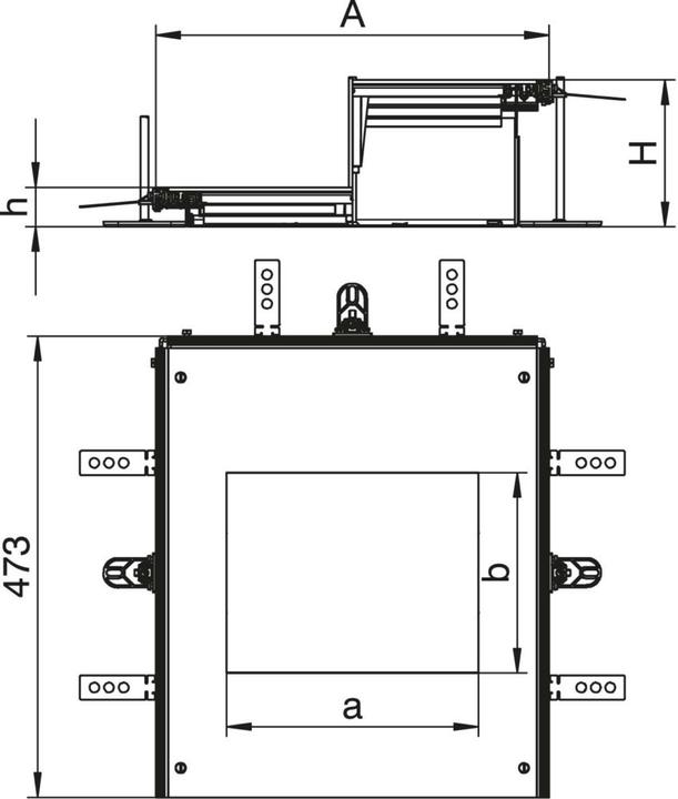 Produktbild OBO Bettermann OBO OKA-WA6050/6 Anbaueinheit fÃ¼r OKA-W (47.30 cm)