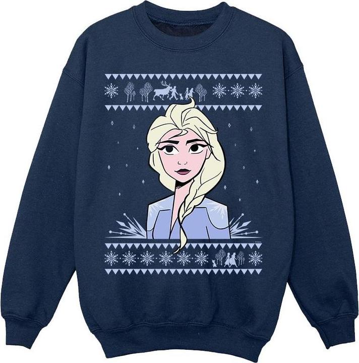 Produktbild Disney Frozen 2 Elsa Christmas Sweatshirt Mädchen (152, 158)