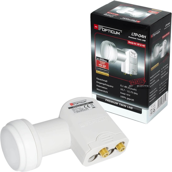 Actual product image Opticum LTP-04H Twin (Twin LNB, 40mm)