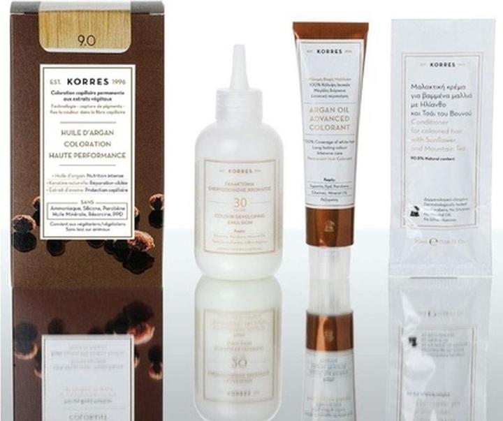 Immagine prodotto Korres Colore per capelli all'olio di argan (9.0 Biondo molto chiaro)