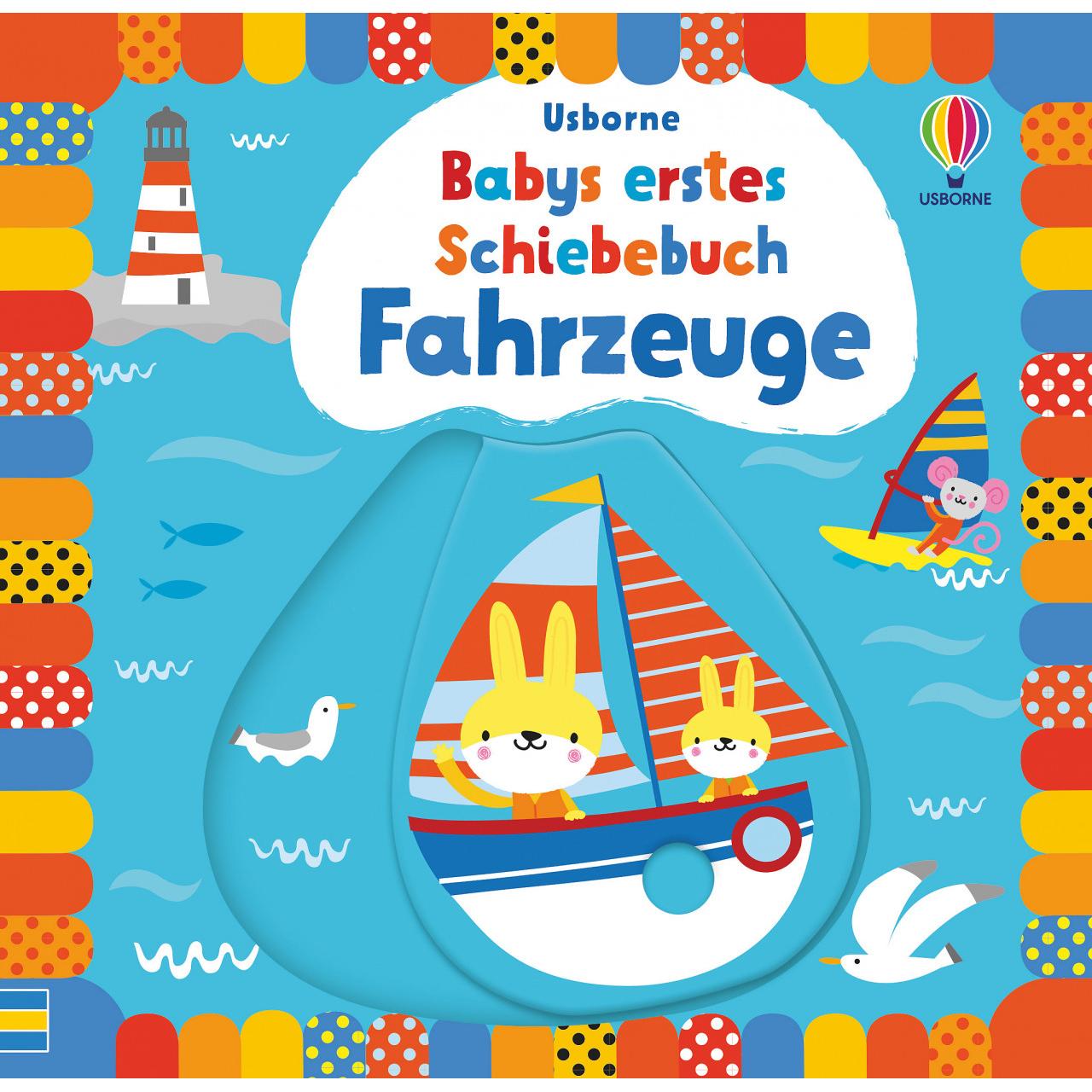 Usborne Publishing, Babybücher, Babys erstes Schiebebuch: Fahrzeuge (Deutsch)
