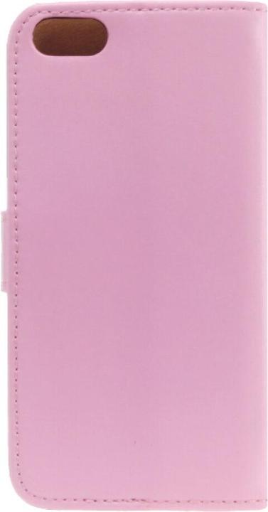 Actual product image NoName Slim Leather Book Case for iPhone 5c - pink (Apple iPhone 5c)